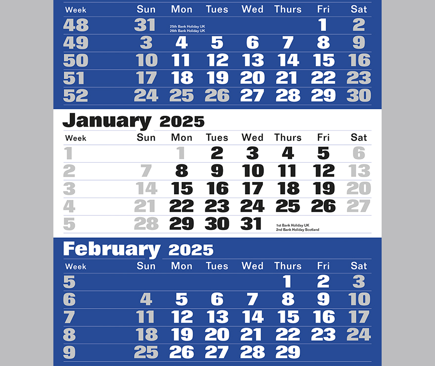 Calendar Maxi Tri